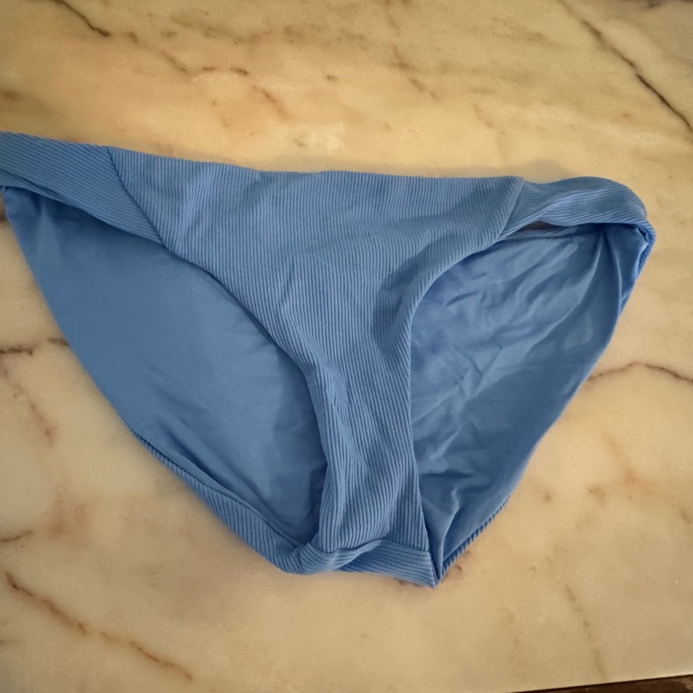 BECCA swim bottoms- sky blue, NWT